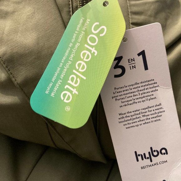 HYBA: Womens 3 in 1 Winter Jacket - dusty olive - Picture 7 of 12